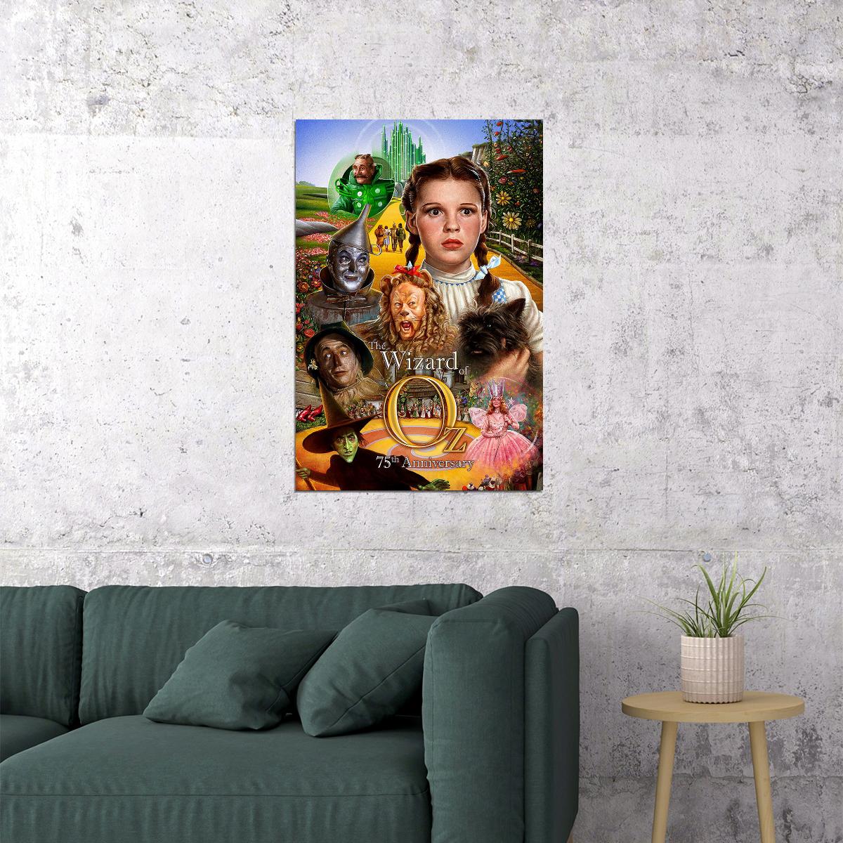 The Wizard Of Oz Movie Action Family Fantasy Poster Wall Art Print Home Wall Decor