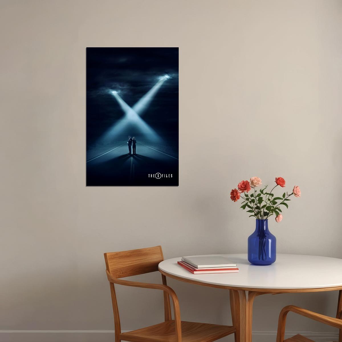 X Files Tv Series Sci Fi Action Poster Wall Art Print Home Wall Decor - xonomax