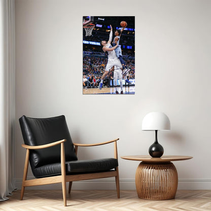 Ja Morant Memphis American Basketball Player Poster Wall Art Print Home Wall Decor