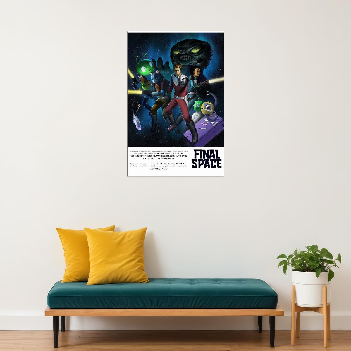 Final Space 2020 Gary Mooncake Tv Show Poster Wall Art Print Home Wall Decor