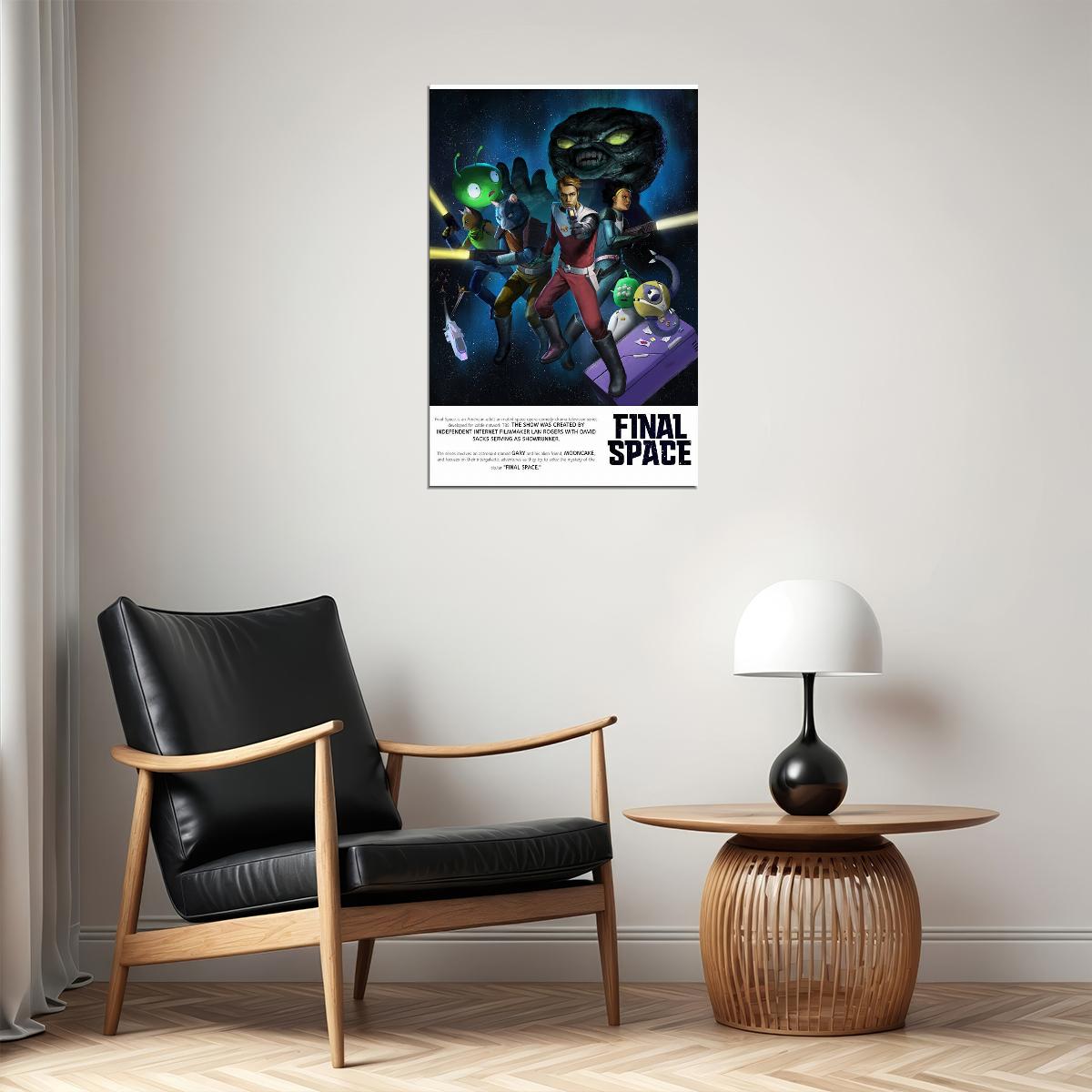 Final Space 2020 Gary Mooncake Tv Show Poster Wall Art Print Home Wall Decor