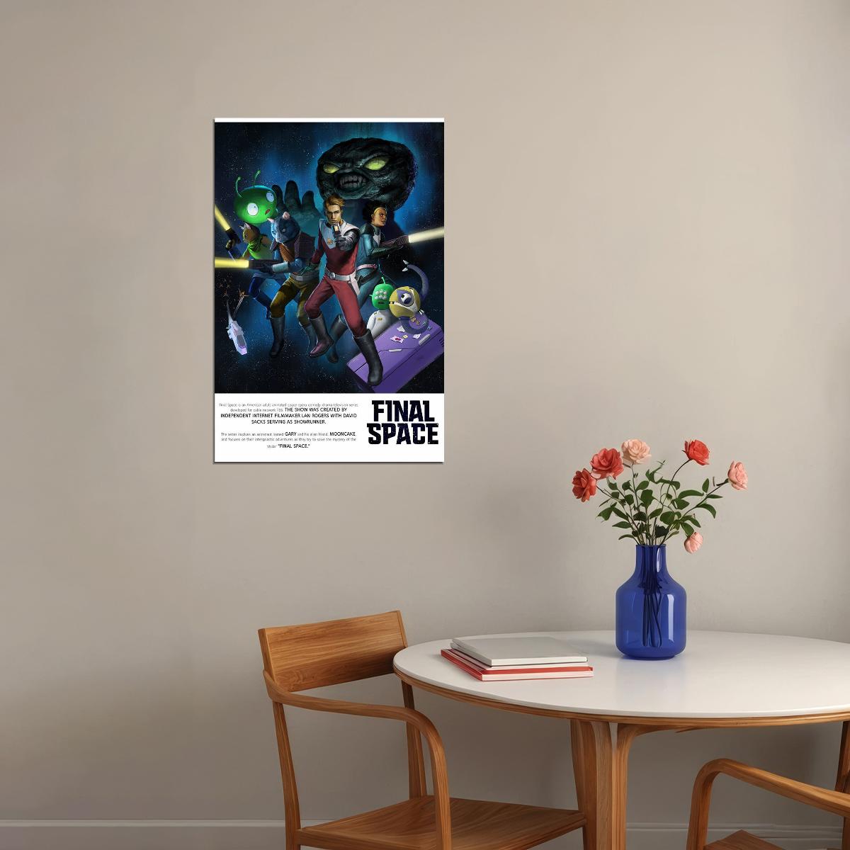 Final Space 2020 Gary Mooncake Tv Show Poster Wall Art Print Home Wall Decor