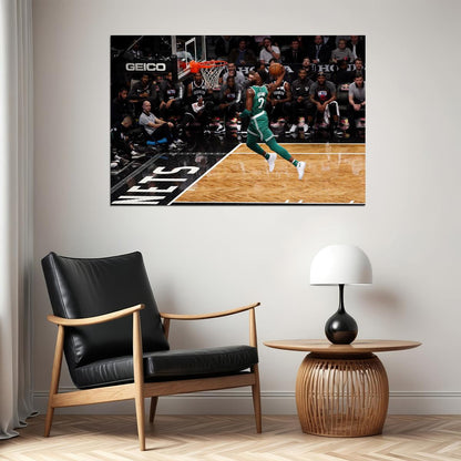 Jaylen Brown Boston Basketball Poster Wall Art Print Home Wall Decor