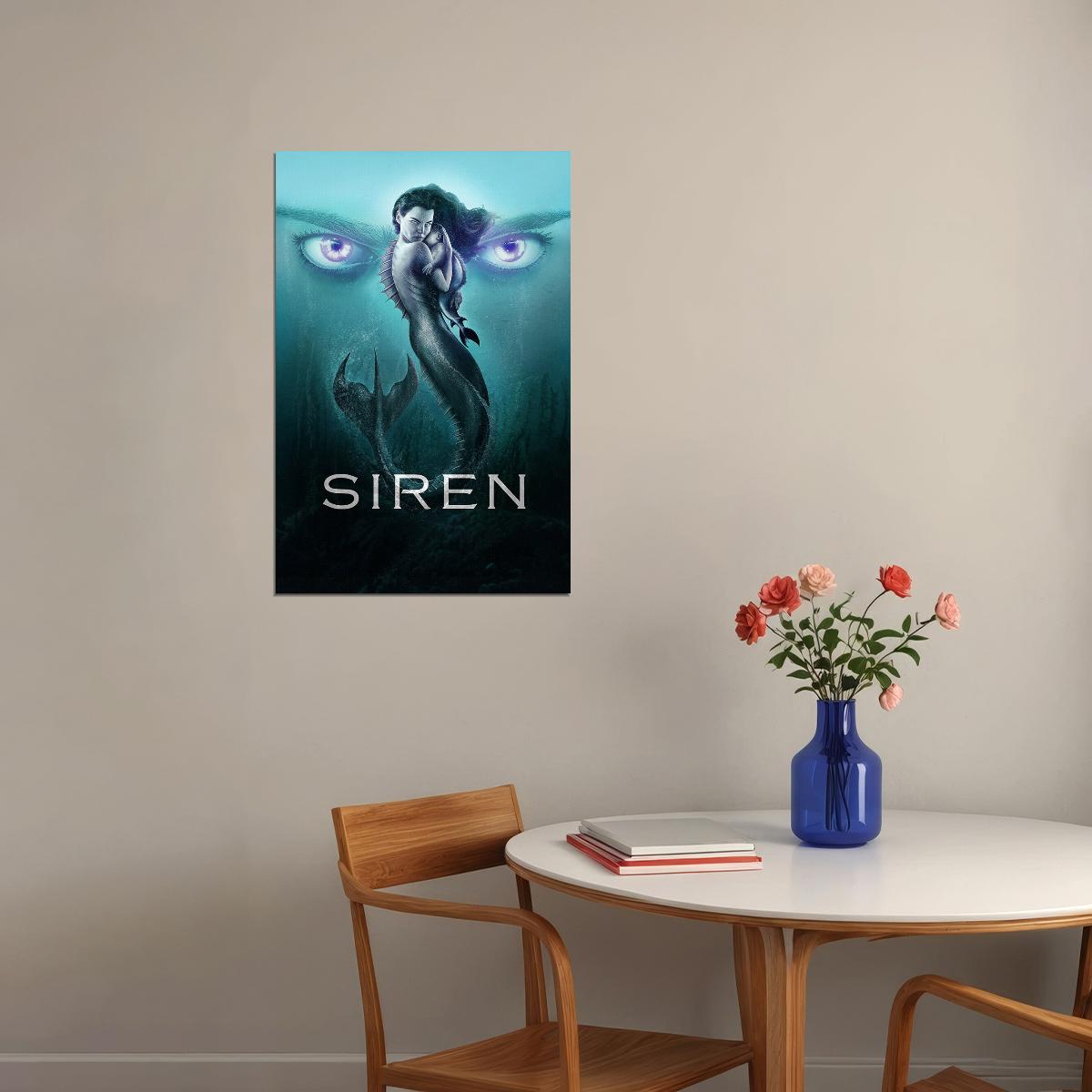 Siren Monster Mystery Tv Show Horror Poster Wall Art Print Home Wall Decor