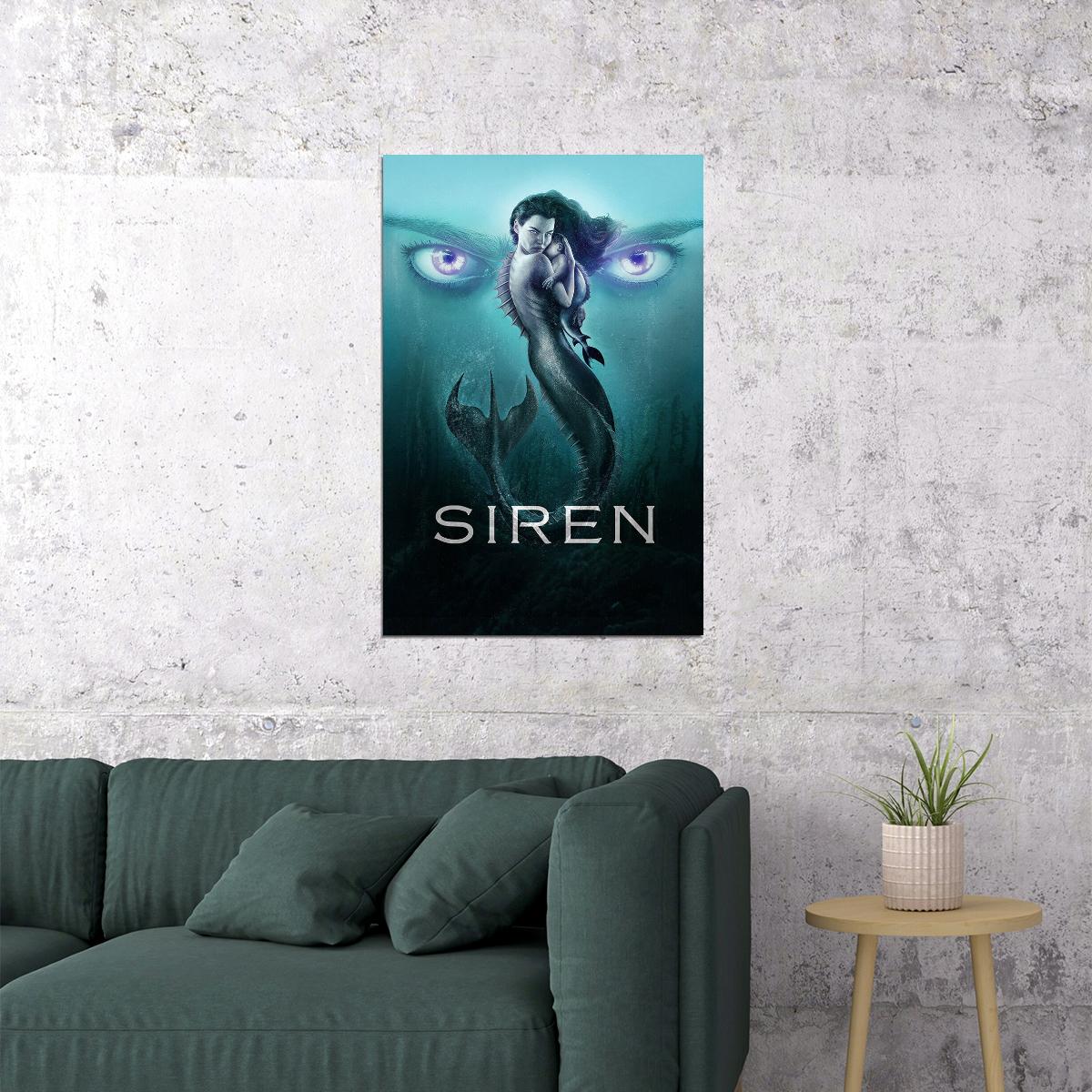 Siren Monster Mystery Tv Show Horror Poster Wall Art Print Home Wall Decor