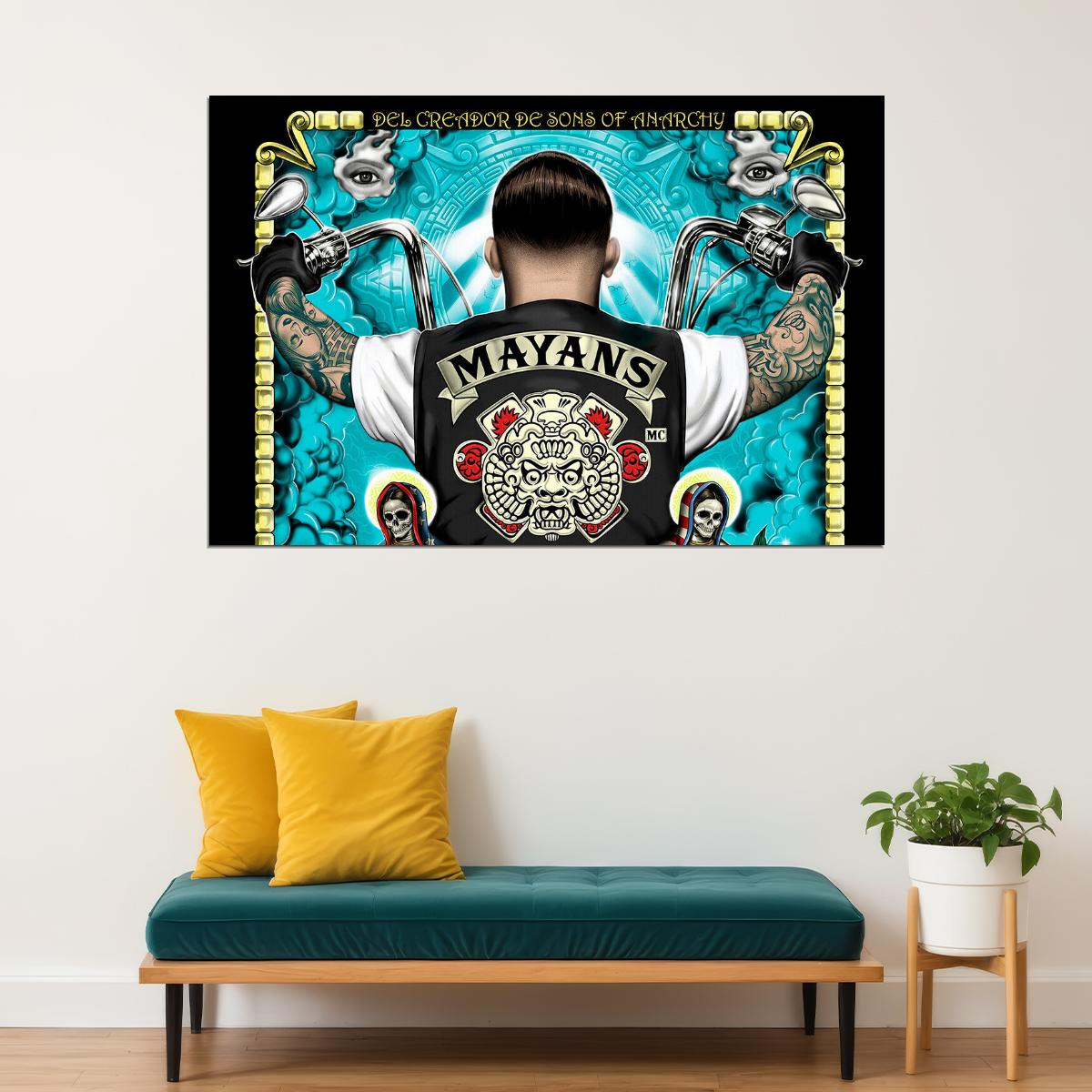 Mayans Mc Edward Olmos Sons Of Anarchy Tv Show Poster Wall Art Print Home Wall Decor