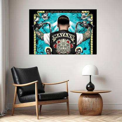 Mayans Mc Edward Olmos Sons Of Anarchy Tv Show Poster Wall Art Print Home Wall Decor