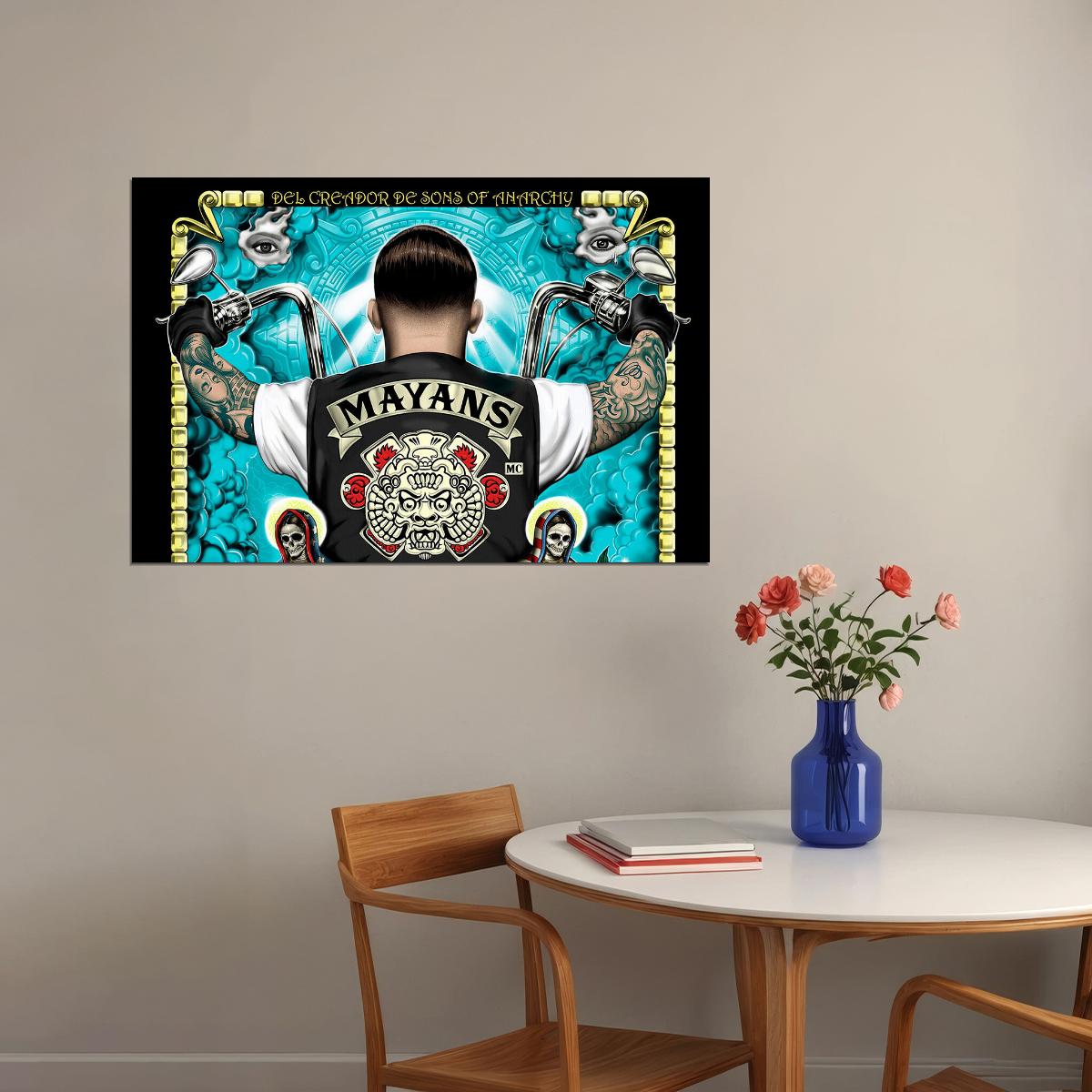 Mayans Mc Edward Olmos Sons Of Anarchy Tv Show Poster Wall Art Print Home Wall Decor