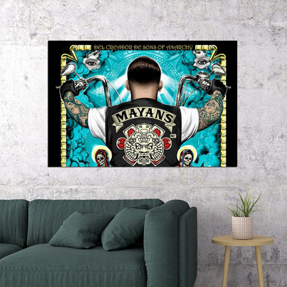 Mayans Mc Edward Olmos Sons Of Anarchy Tv Show Poster Wall Art Print Home Wall Decor