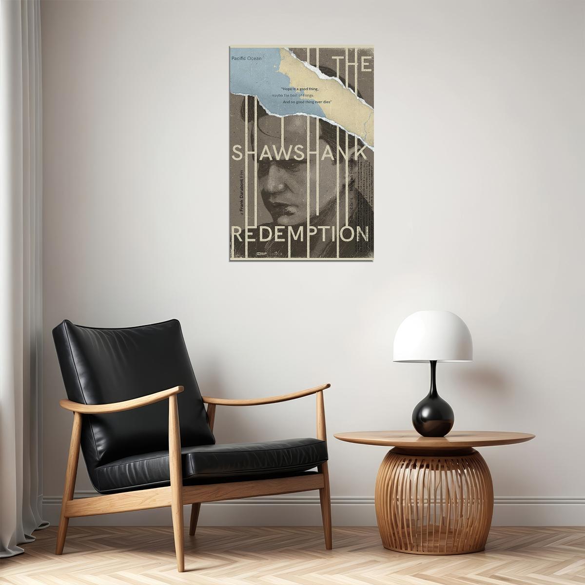 The Shawshank Redemption Andy Dufresne Movie Poster Wall Art Print Home Wall Decor