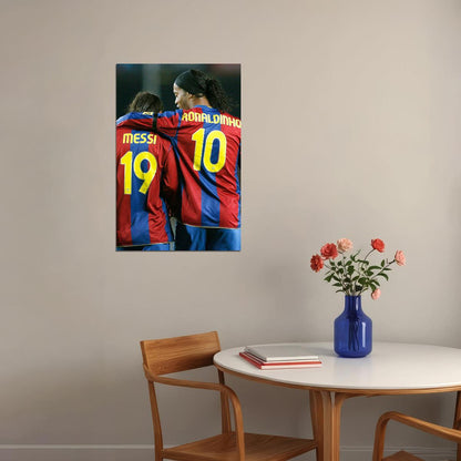 Ronaldinho Barcelona Brazil Soccer Football Star Poster Wall Art Print Home Wall Decor