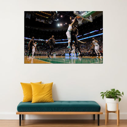 Jayson Tatum Boston Basketball Star Poster Wall Art Print Home Wall Decor