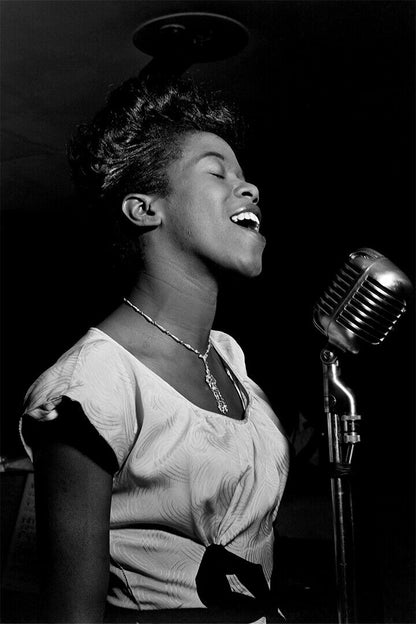 Sarah Vaughan Pianist Artist Poster Wall Art Print Home Wall Decor