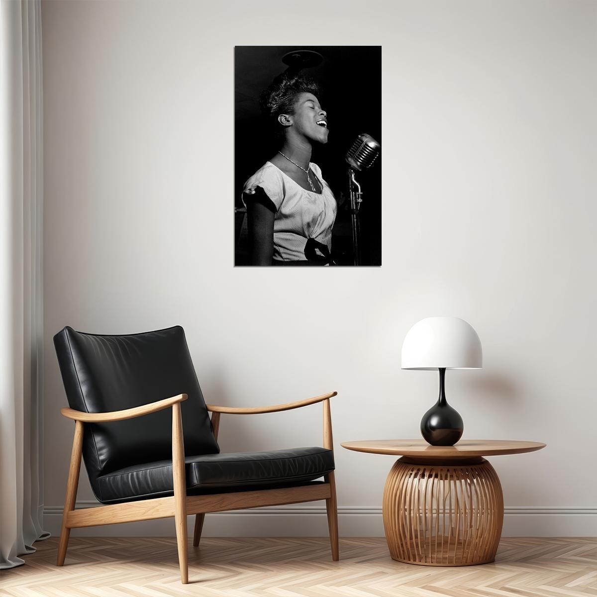 Sarah Vaughan Pianist Artist Poster Wall Art Print Home Wall Decor