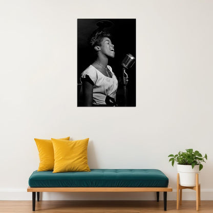 Sarah Vaughan Pianist Artist Poster Wall Art Print Home Wall Decor