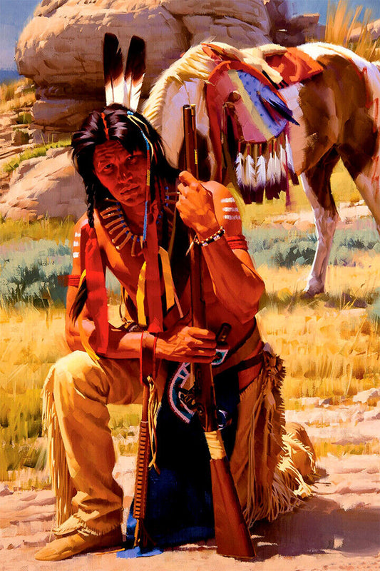 Native American Desing Poster Wall Art Print Home Wall Decor