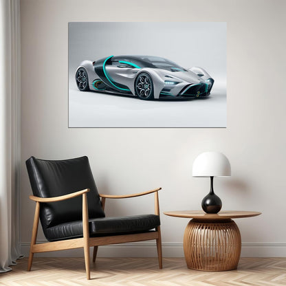 Hyperion Xp-1hydrogen-powered Sport Car Poster Wall Art Print Home Wall Decor