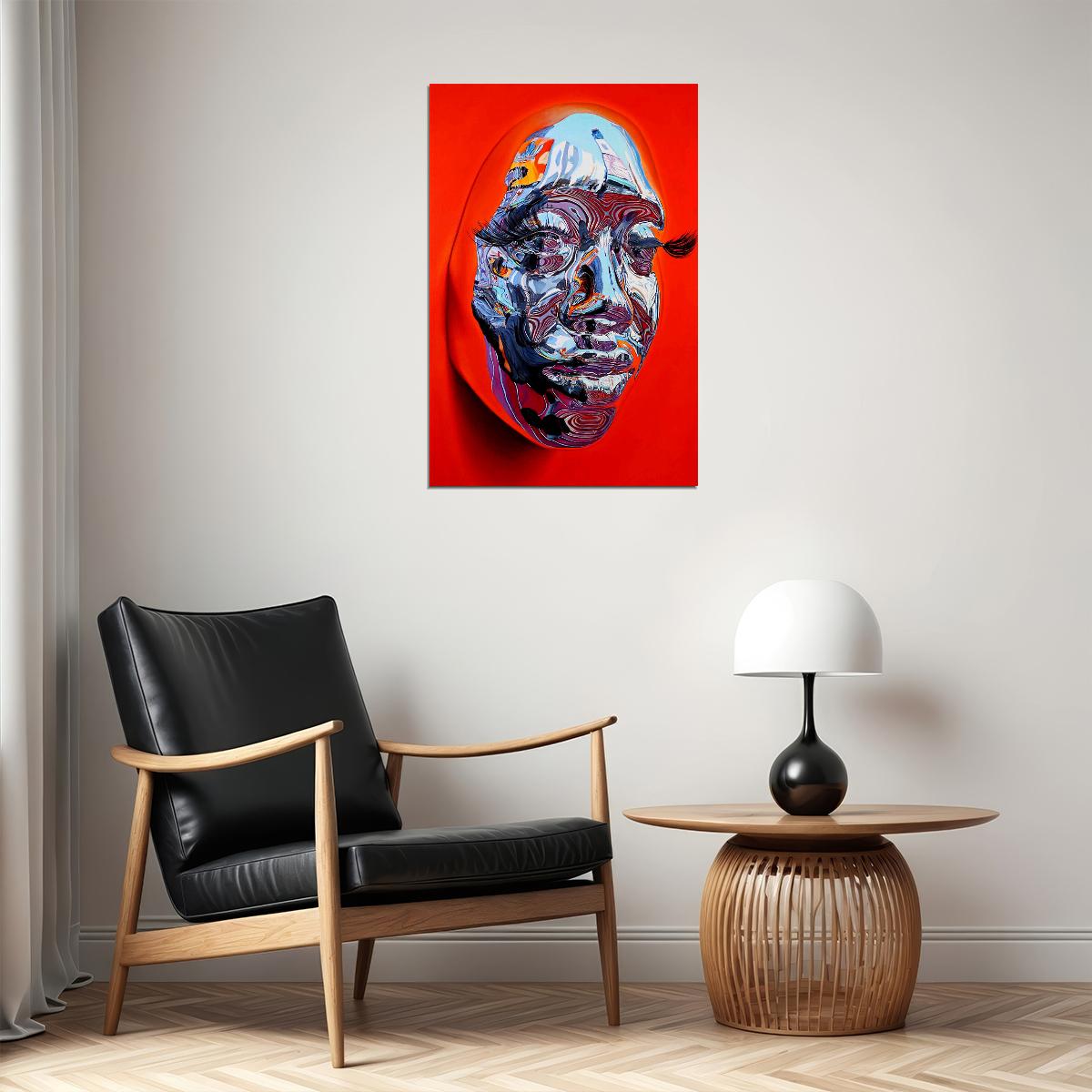 Kip Omolade Chrome Oil Paint Poster Wall Art Print Home Wall Decor