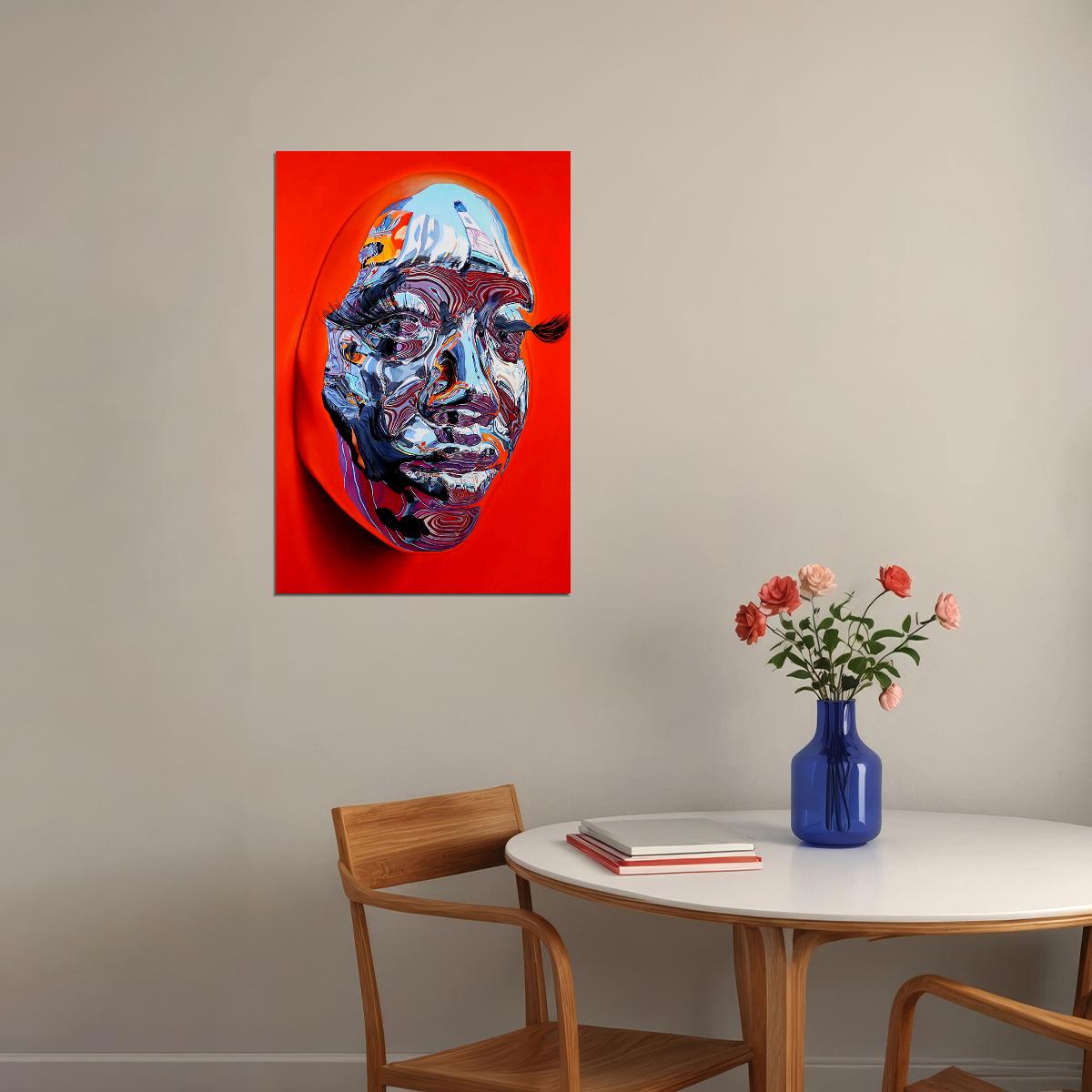 Kip Omolade Chrome Oil Paint Poster Wall Art Print Home Wall Decor