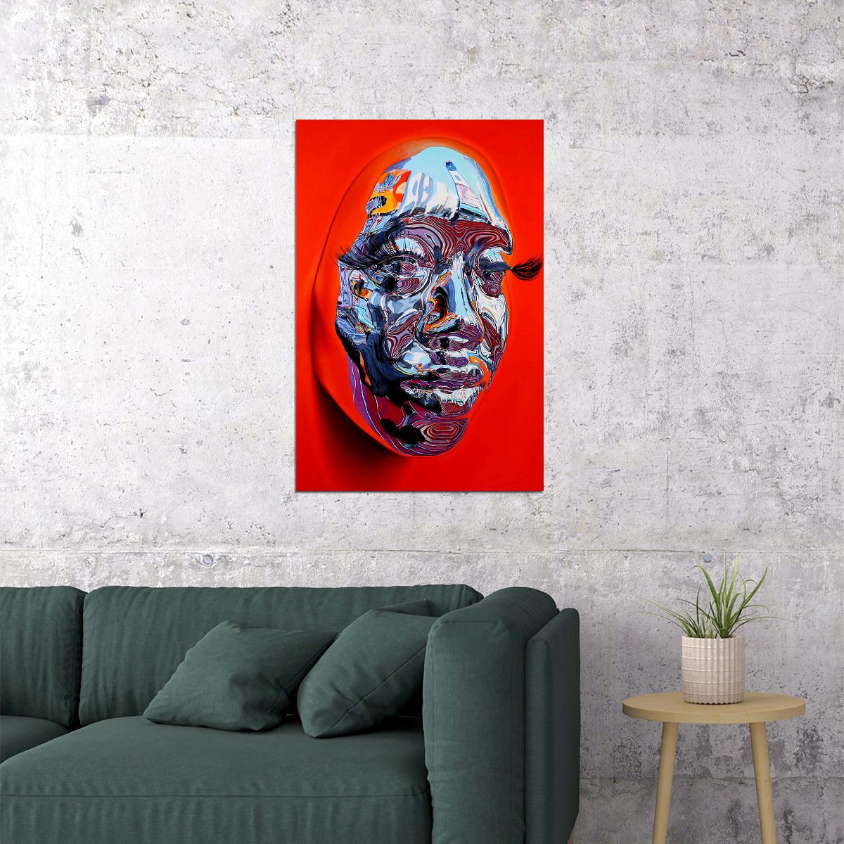 Kip Omolade Chrome Oil Paint Poster Wall Art Print Home Wall Decor