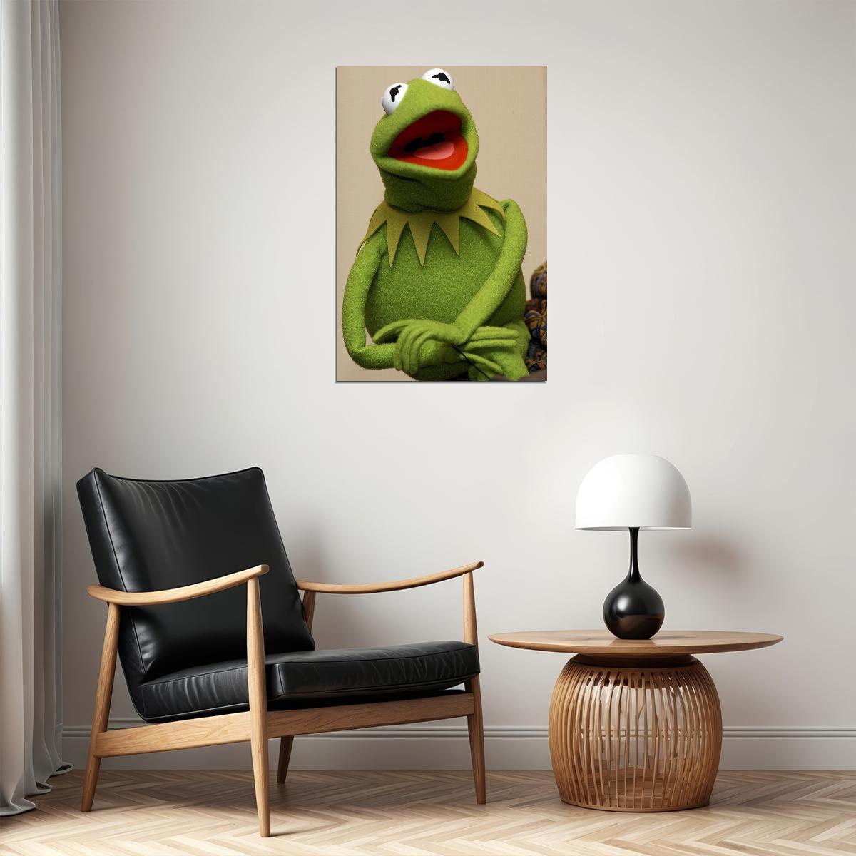 Kermit The Frog Fictional Character Poster Wall Art Print Home Wall Decor - xonomax