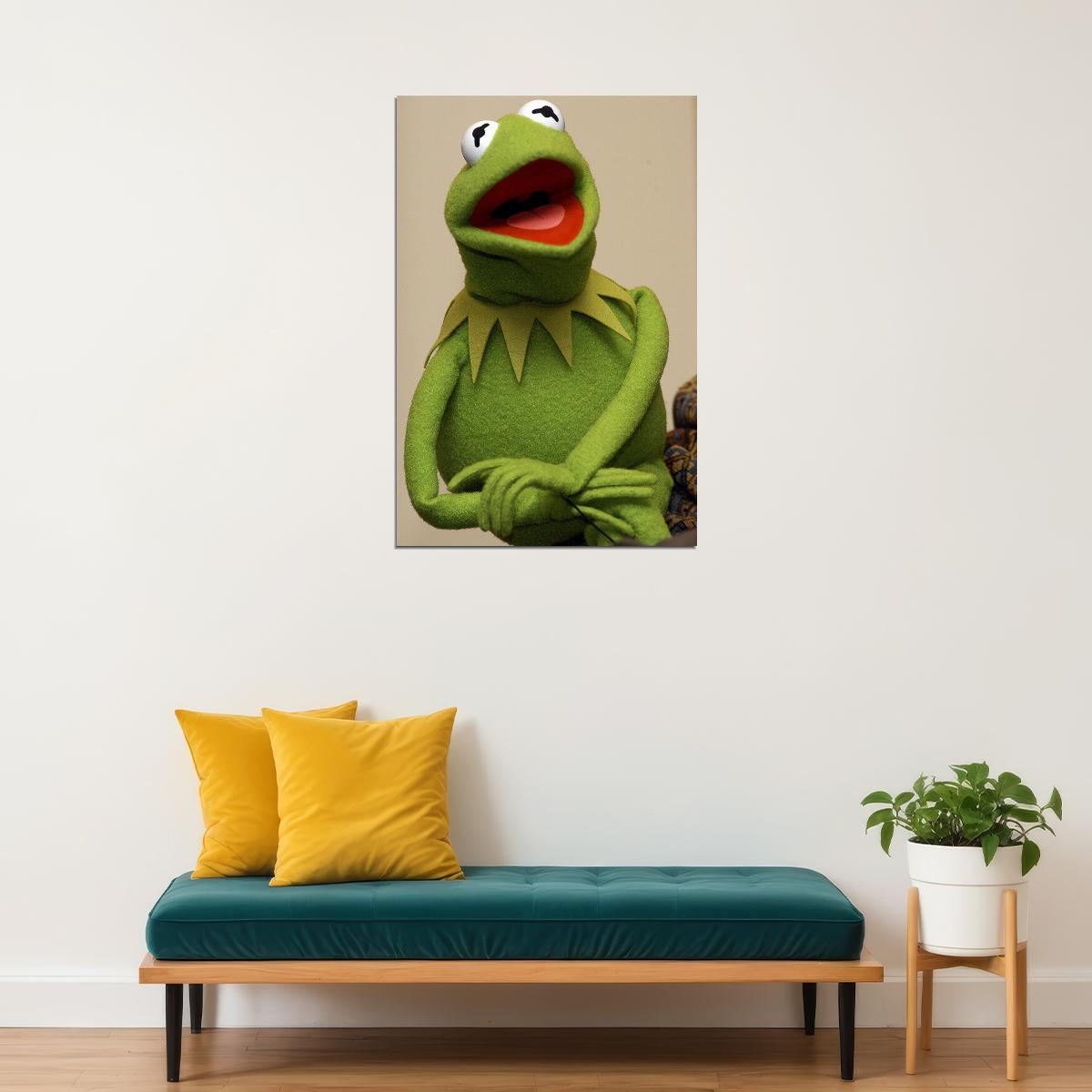 Kermit The Frog Fictional Character Poster Wall Art Print Home Wall Decor - xonomax