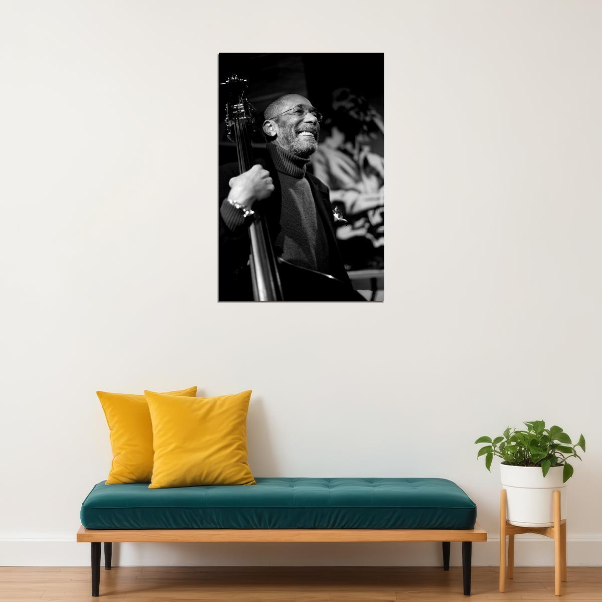 Jazz Bassist Ron Carter Musician Poster Wall Art Print Home Wall Decor