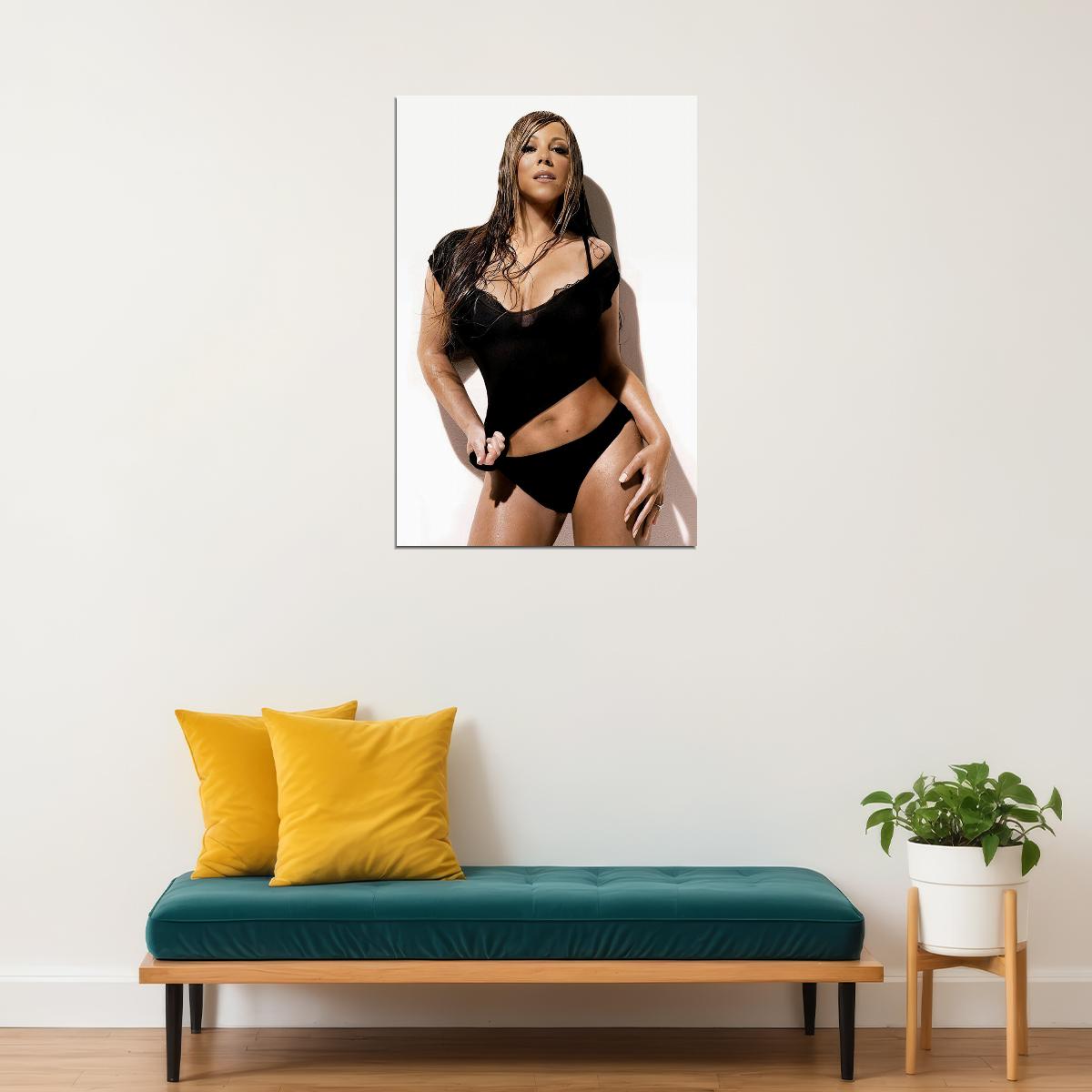 Mariah Carey Sexy Music Model Celebrity Picture Poster Wall Art Print Home Wall Decor