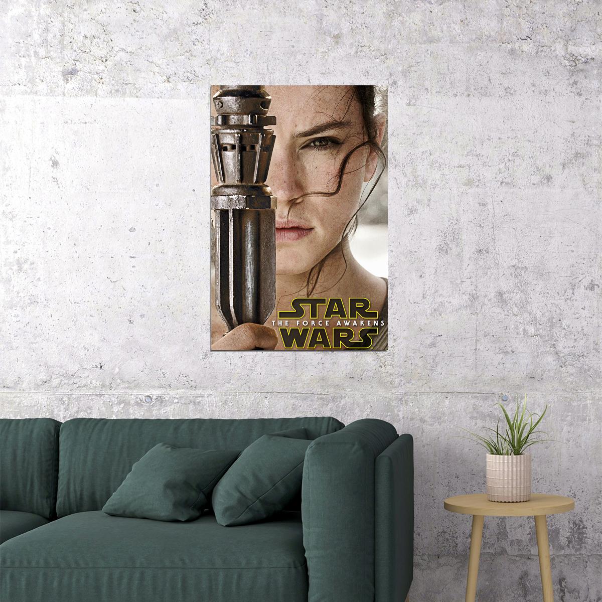 Star Wars The Force Awakens Solo Finn Leia Movie Poster Wall Art Print Home Wall Decor