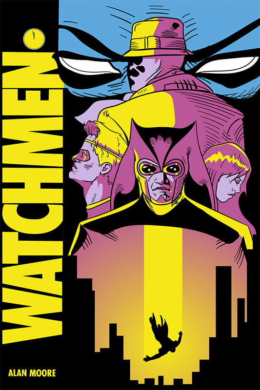 Watchmen Comic Book Rorschach Building Top Poster Wall Art Print Home Wall Decor