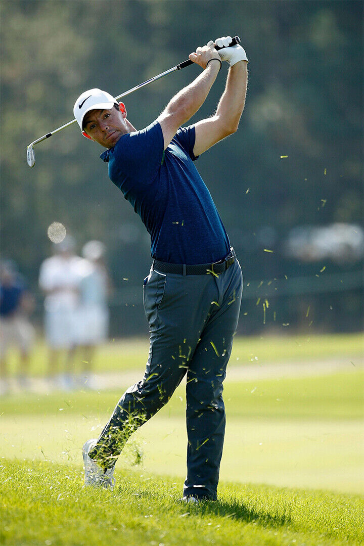 Rory Mcilroy Professional Golfer Hill Swing Poster Wall Art Print Home Wall Decor