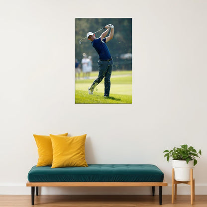 Rory Mcilroy Professional Golfer Hill Swing Poster Wall Art Print Home Wall Decor