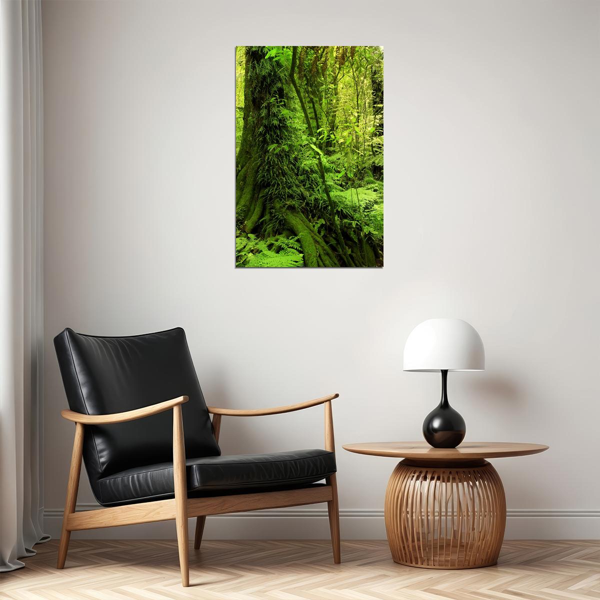 Moss Grown Forest Amazon Jungle Trees Poster Wall Art Print Home Wall Decor - xonomax