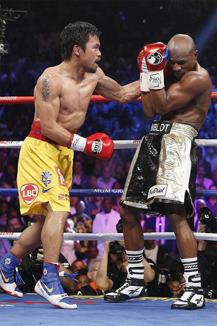 Manny Pacquiao Vs Floyd Mayweather Boxing Poster Wall Art Print Home Wall Decor