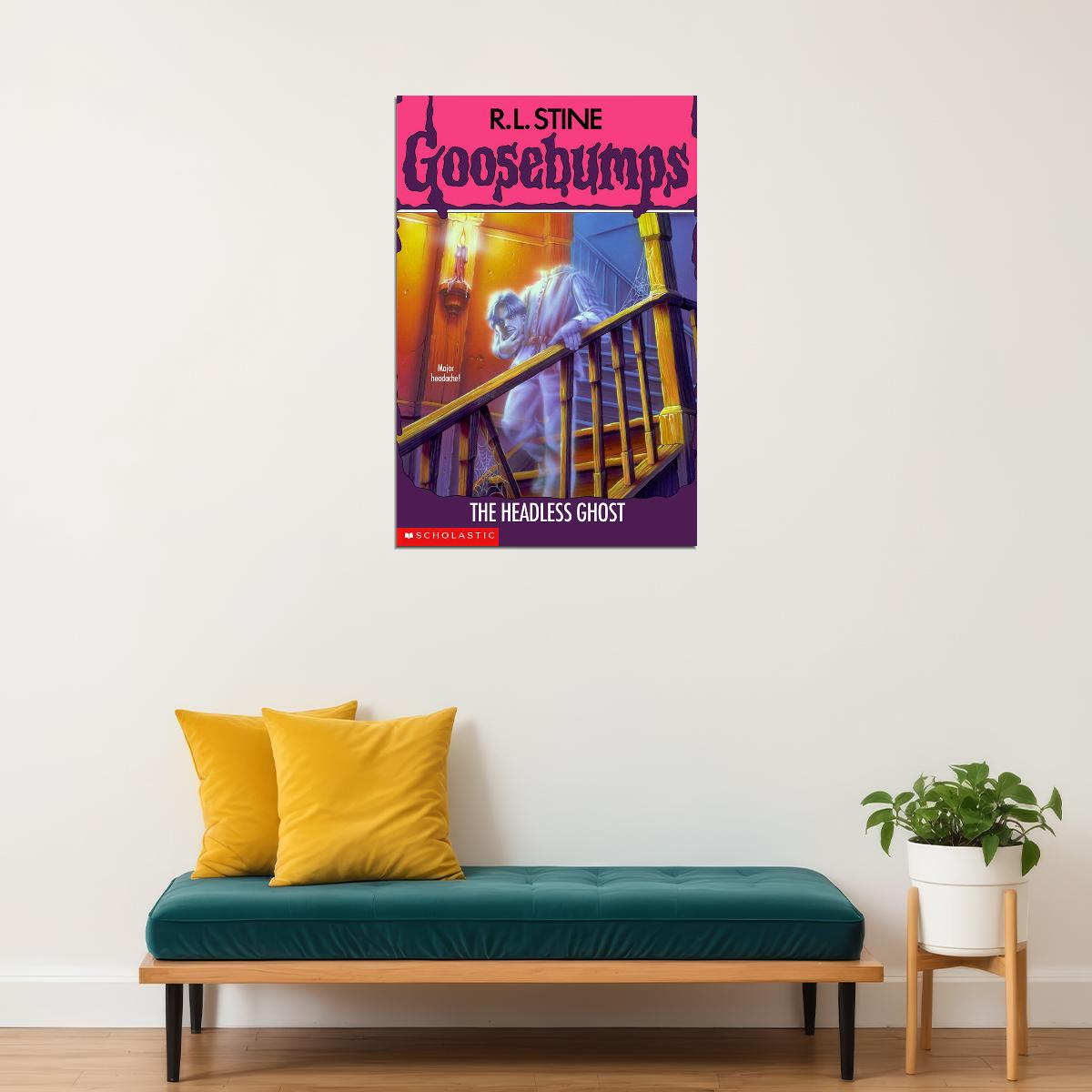 Goosebumps The Headless Ghost Book Cover Poster Wall Art Print Home Wall Decor