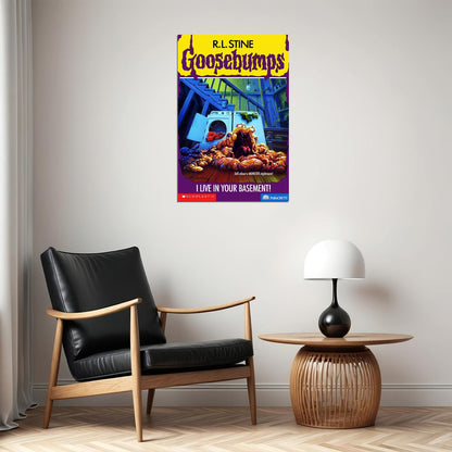 Goosebumps I Live In Your Basement Cover Comic Series Poster Wall Art Print Home Wall Decor