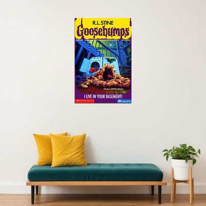 Goosebumps I Live In Your Basement Cover Comic Series Poster Wall Art Print Home Wall Decor