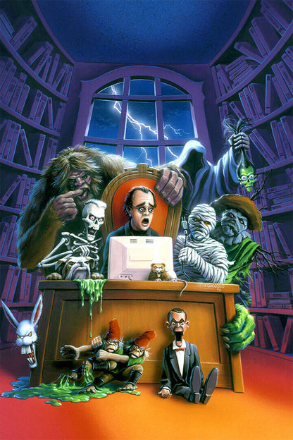 Goosebumps Be Very Afraid Horror Series Poster Wall Art Print Home Wall Decor