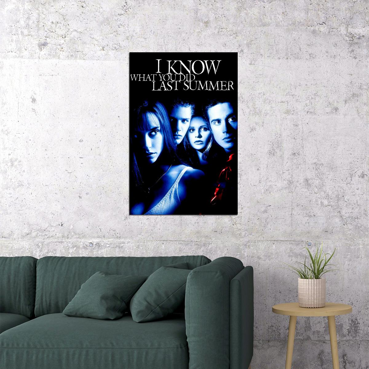 I Know What You Did Last Summer Film Cover Poster Wall Art Print Home Wall Decor