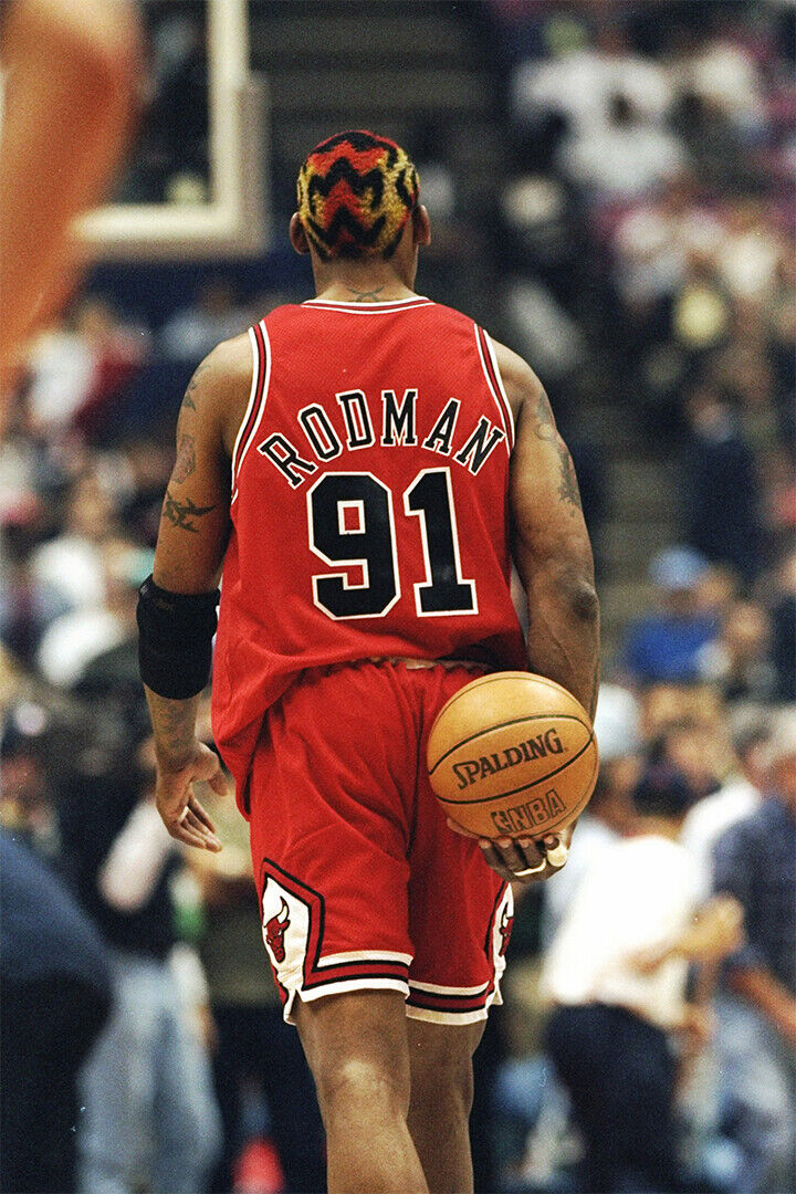 Dennis Rodman Rebound Chicago Poster Wall Art Print Home Wall Decor