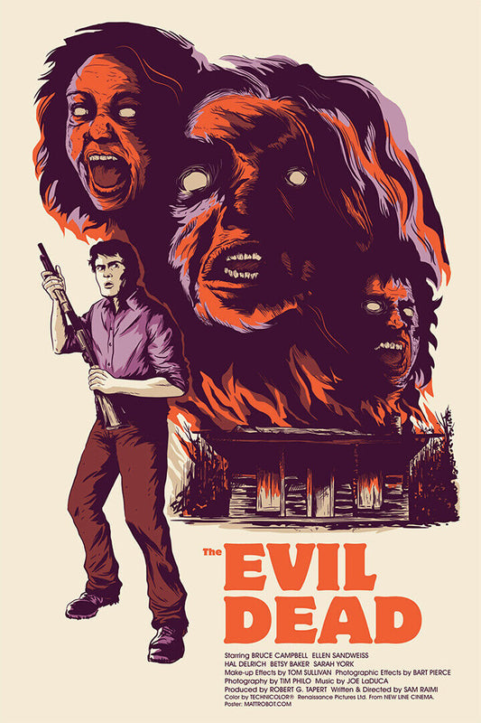 Evil Dead 2 Bruce Campbell Movie Poster Wall Art Print Home Wall Decor