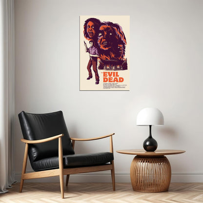 Evil Dead 2 Bruce Campbell Movie Poster Wall Art Print Home Wall Decor - xonomax