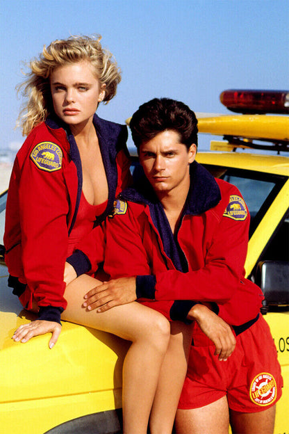 Erika Eleniak Baywatch Shauni Mcclain Poster Wall Art Print Home Wall Decor