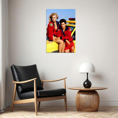 Erika Eleniak Baywatch Shauni Mcclain Poster Wall Art Print Home Wall Decor