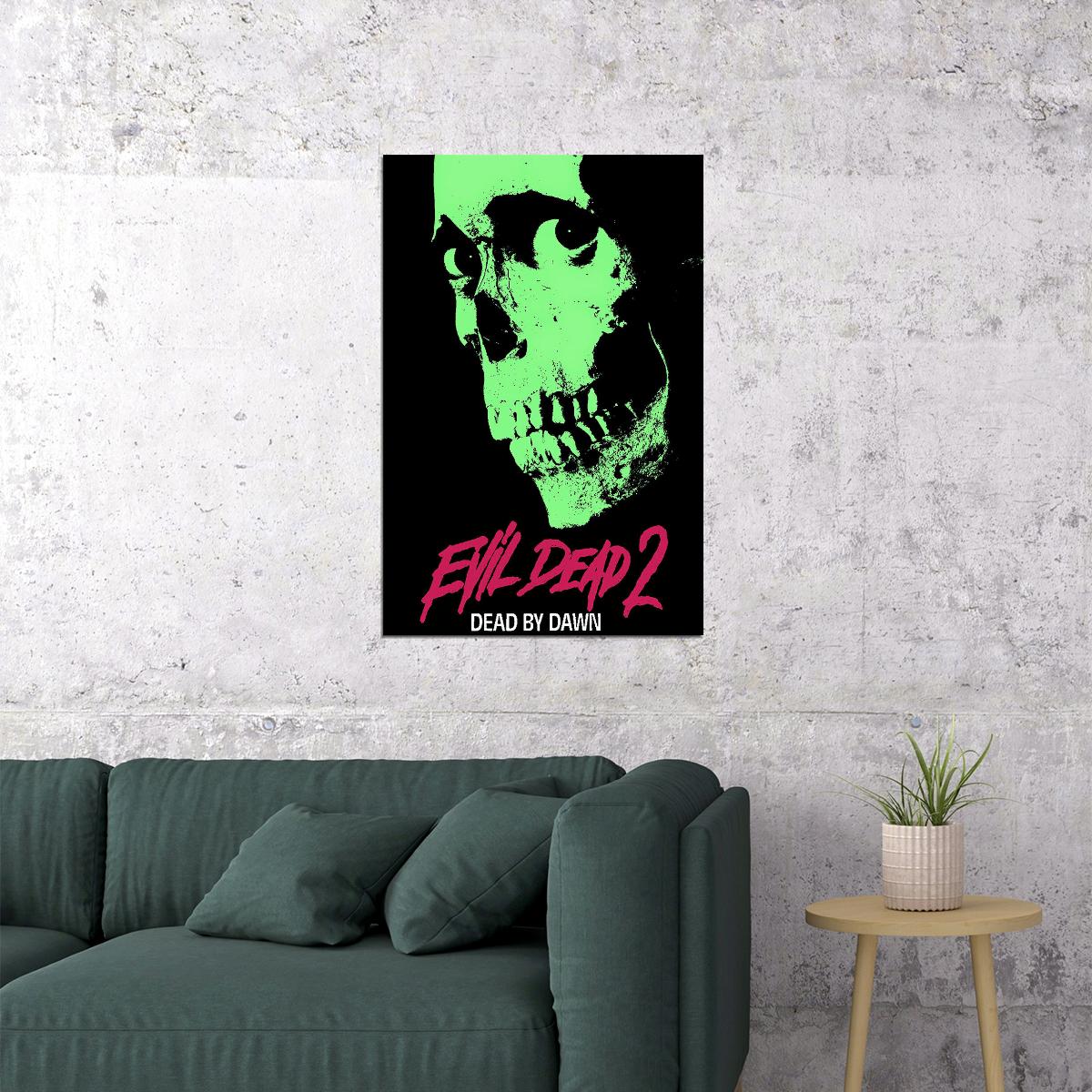 Evil Dead 2 Dead By Dawn American Black Comedy Poster Wall Art Print Home Wall Decor