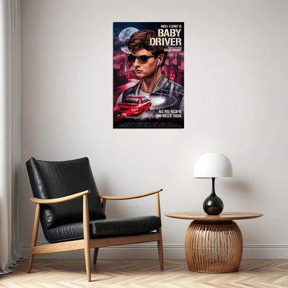 Baby Driver Adventure Car Poster Wall Art Print Home Wall Decor - xonomax