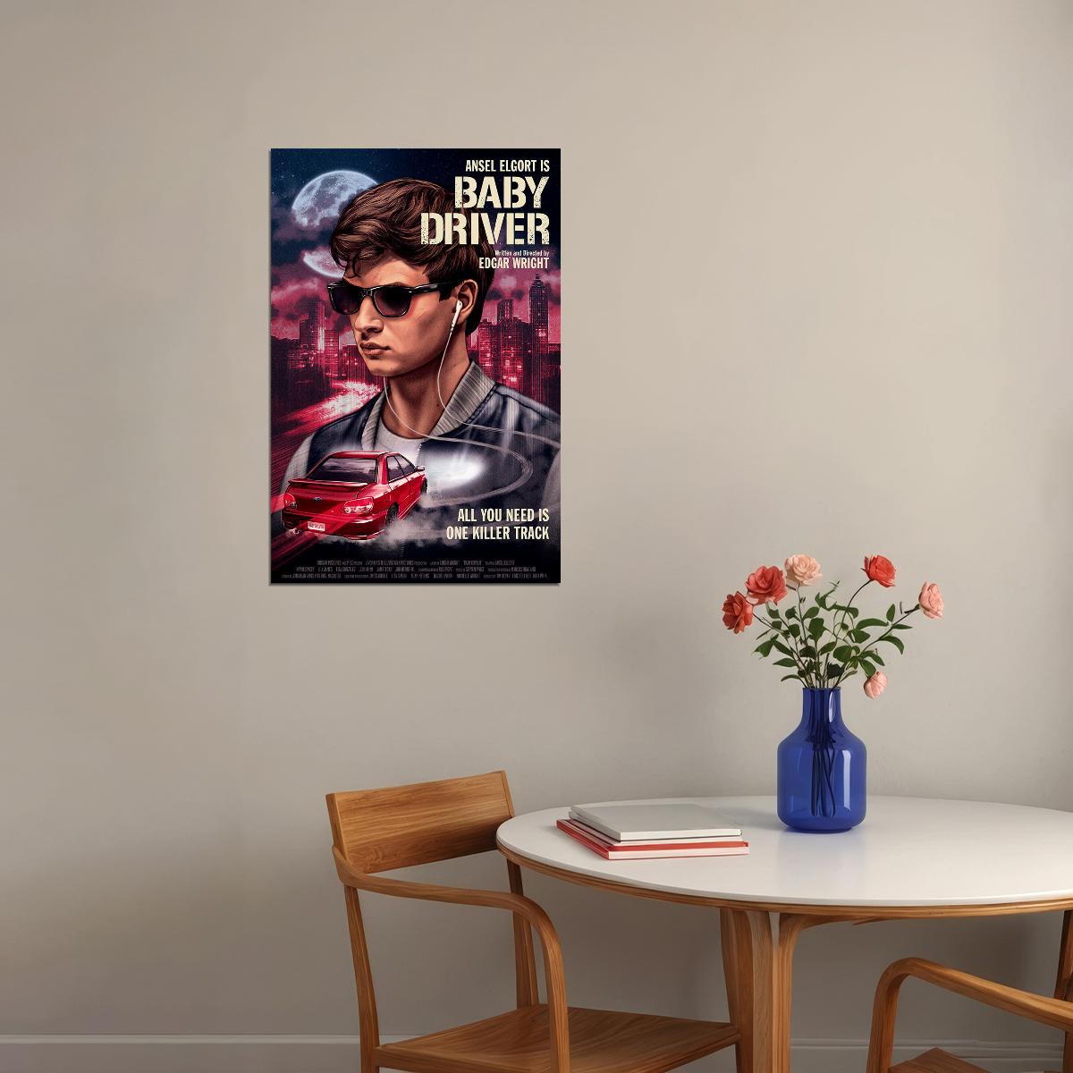 Baby Driver Adventure Car Poster Wall Art Print Home Wall Decor - xonomax