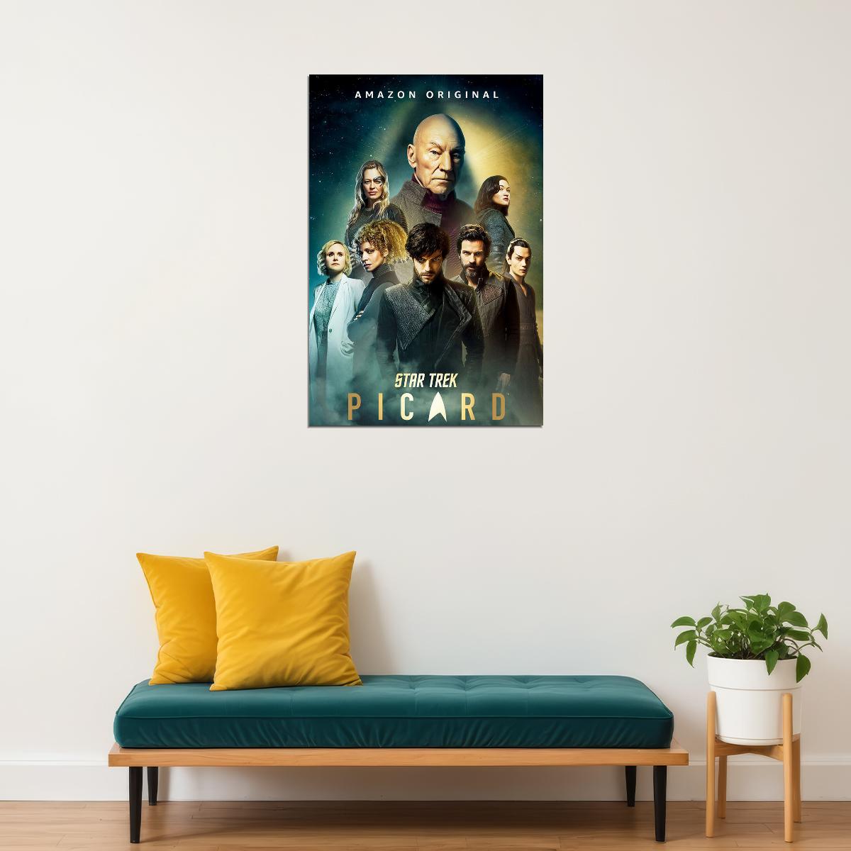 Poster Star Trek Picard Action Fantasy Poster Wall Art Print
