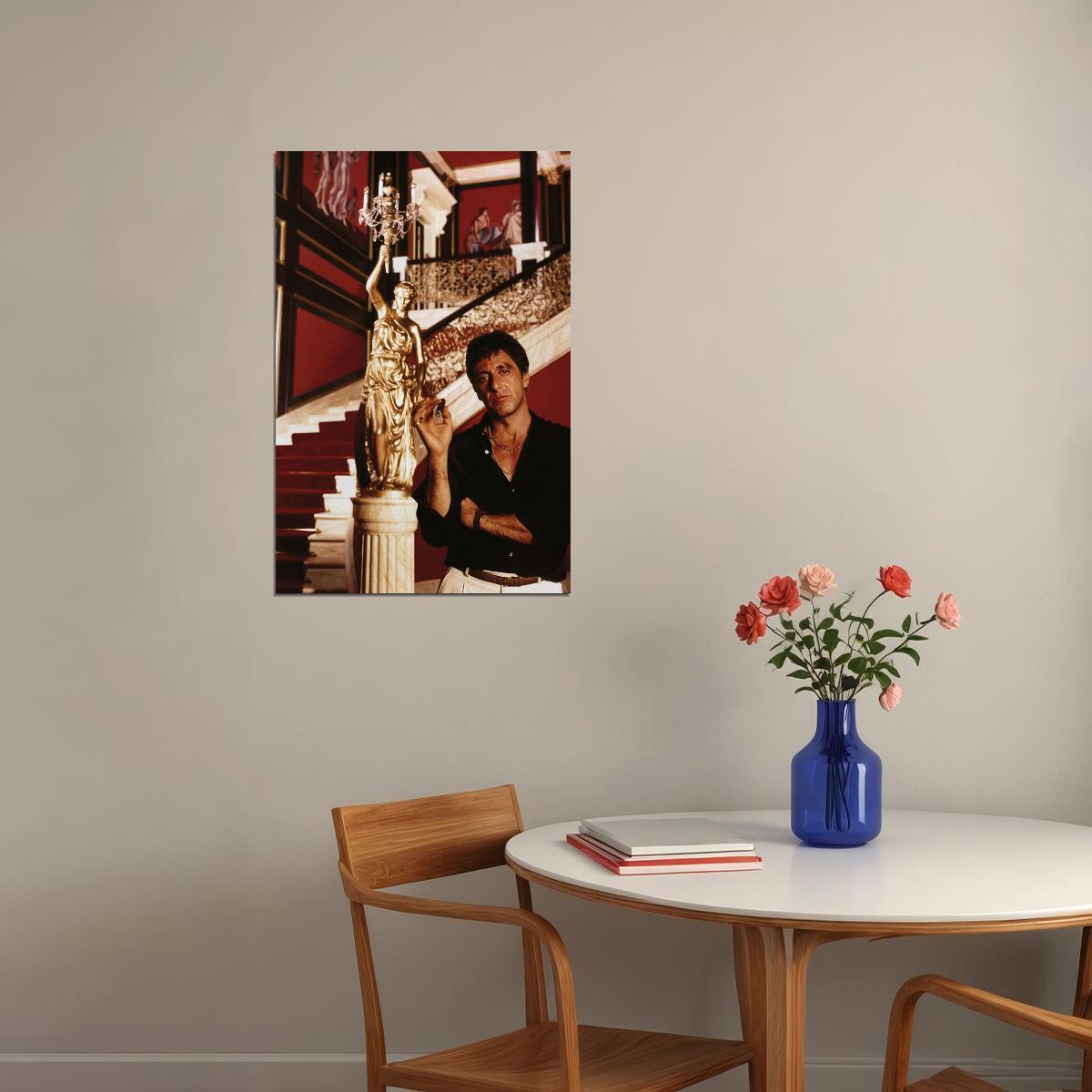 Scarface Mafia Gangster Movie Poster Wall Art Print Home Wall Decor