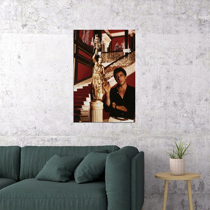 Scarface Mafia Gangster Movie Poster Wall Art Print Home Wall Decor